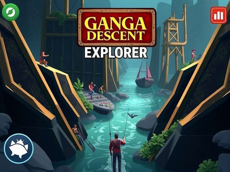 Ganga Descent Explorer Game Screenshot